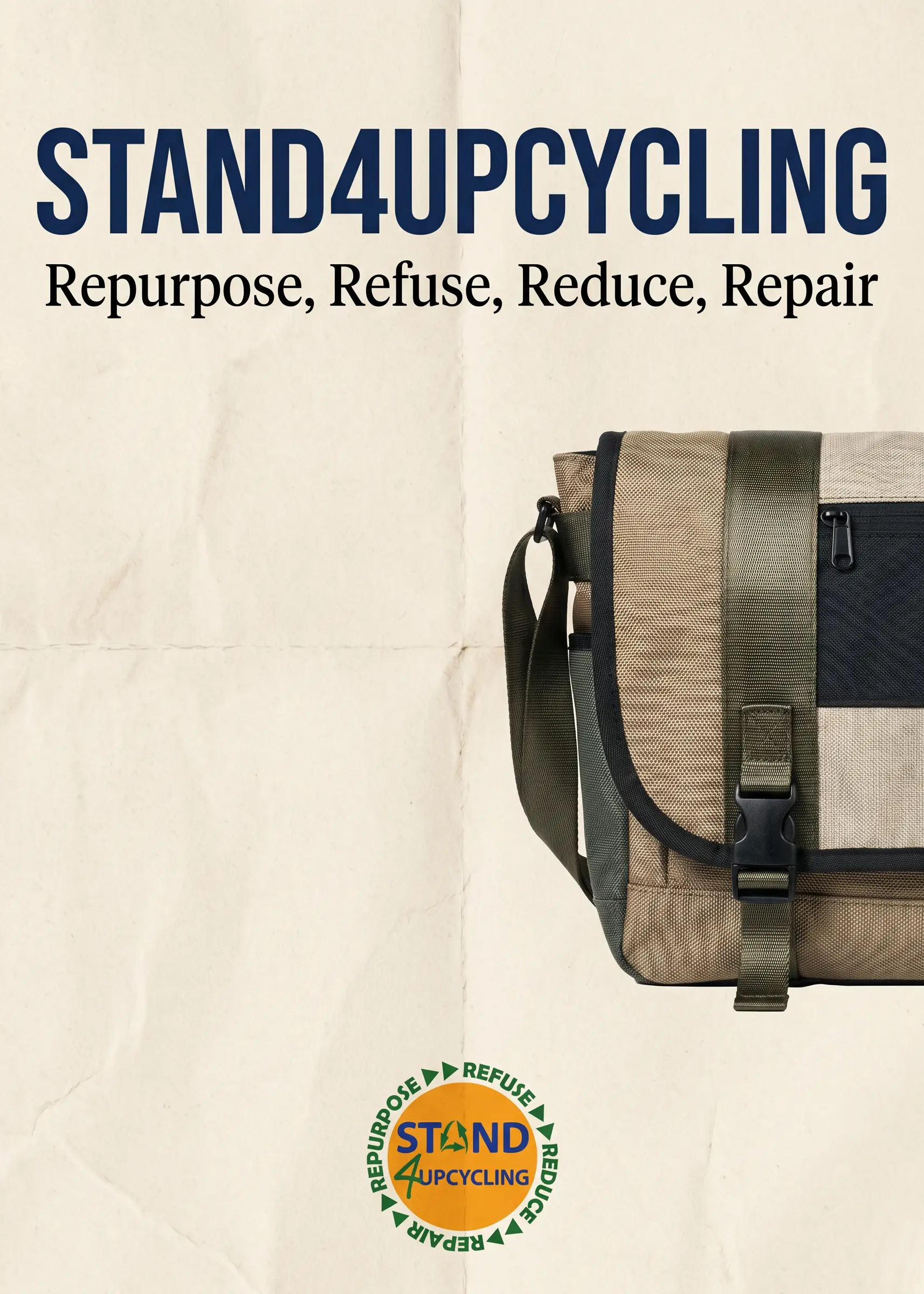 Logo et affiches pour un collectif d'artisanat qui donne une seconde vie aux matériaux recyclés, avec une identité visuelle à l'image de leur engagement.
